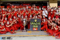Sebastian Vettel, Ferrari, Yas Marina, 2020