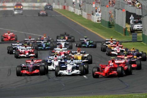 Start, Albert Park, Melbourne, 2007