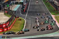 Sprint race start, Shanghai, 2024