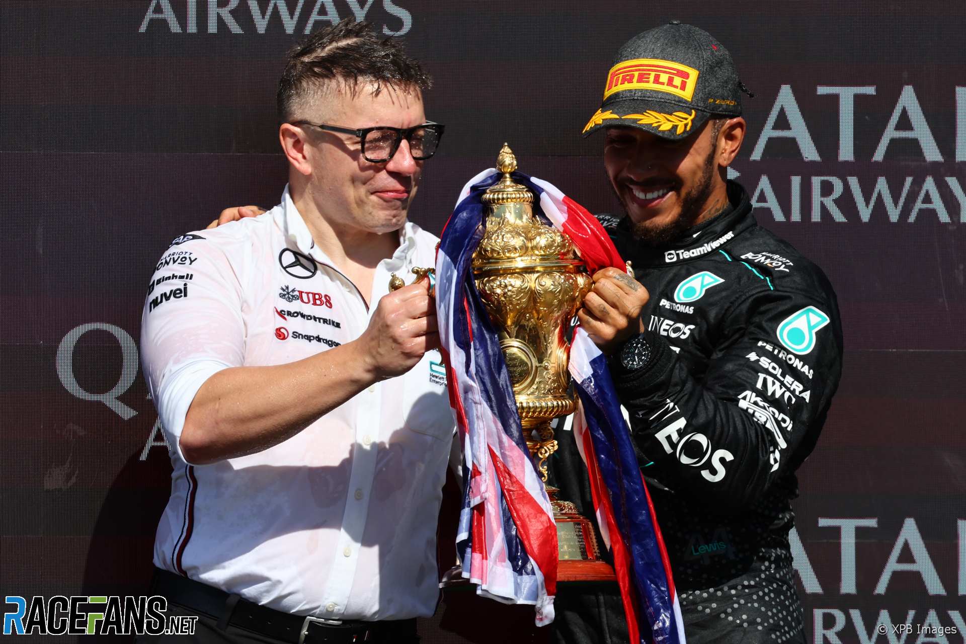 Peter Bonnington, Lewis Hamilton, Mercedes, Silverstone, 2024