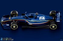 2026 F1 car rendering - side above