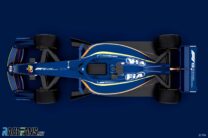 2026 F1 car rendering - top