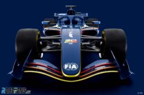 2026 F1 car rendering - front