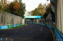Turn three approach, Albert Park, Melbourne, 2022