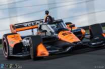 O’Ward soaks up huge pressure from Palou to win electrifying first race for IndyCar hybrids