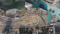 Jeddah Corniche Circuit construction, 2021
