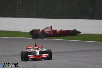 Lewis Hamilton, Kimi Raikkonen, Spa, 2008