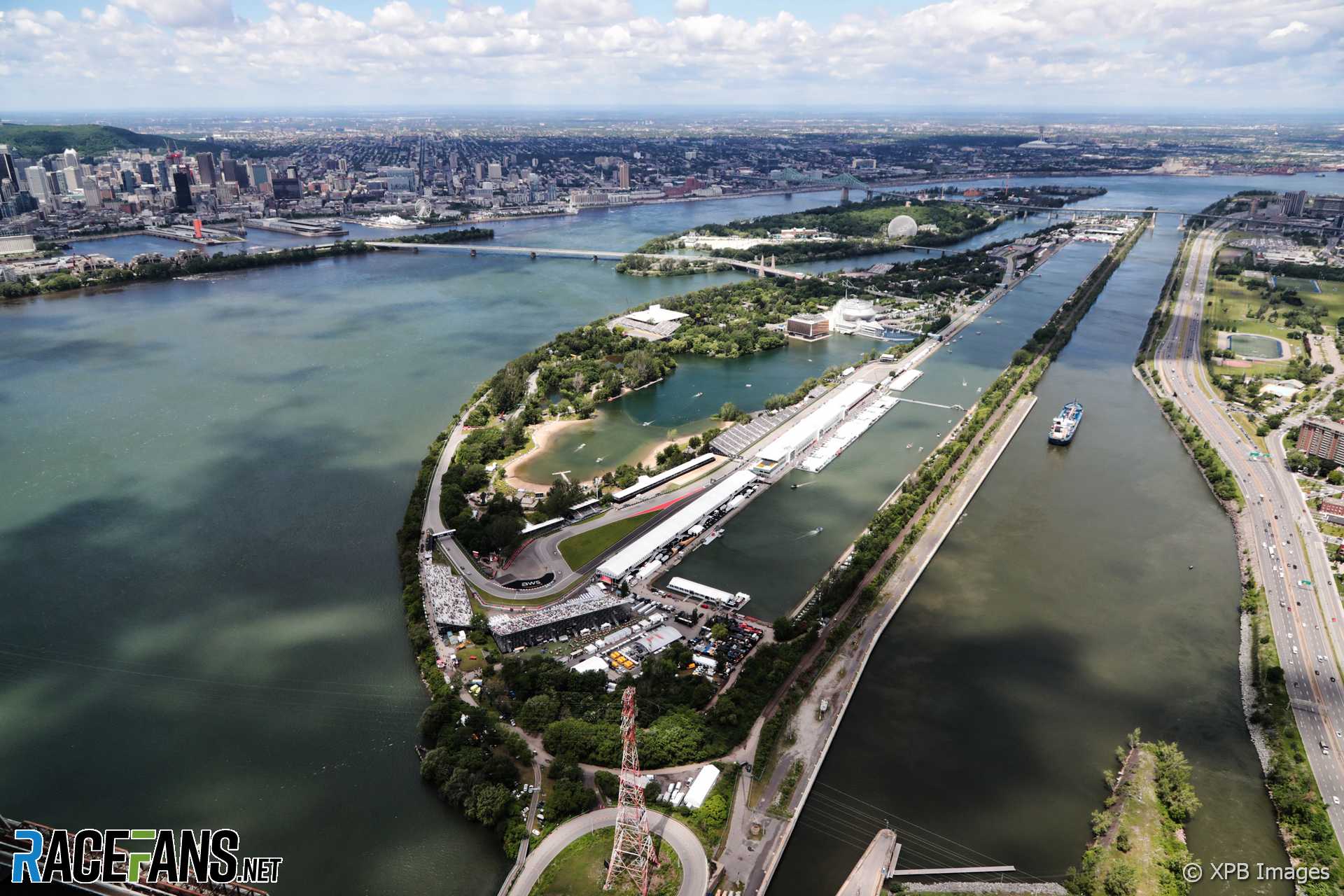 The Circuit Gilles Villeneuve in Montreal is Canada's Formula 1 track
