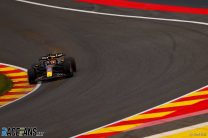 SPA, BELGIUM - JULY 30: Max Verstappen of the Netherlands driving the (1) Oracle Red Bull Racing RB19 on track during the F1 Grand Prix of Belgium at Circuit de Spa-Francorchamps on July 30, 2023 in Spa, Belgium. (Photo by Francois Nel/Getty Images) // Getty Images / Red Bull Content Pool // SI202307300442 // Usage for editorial use only //