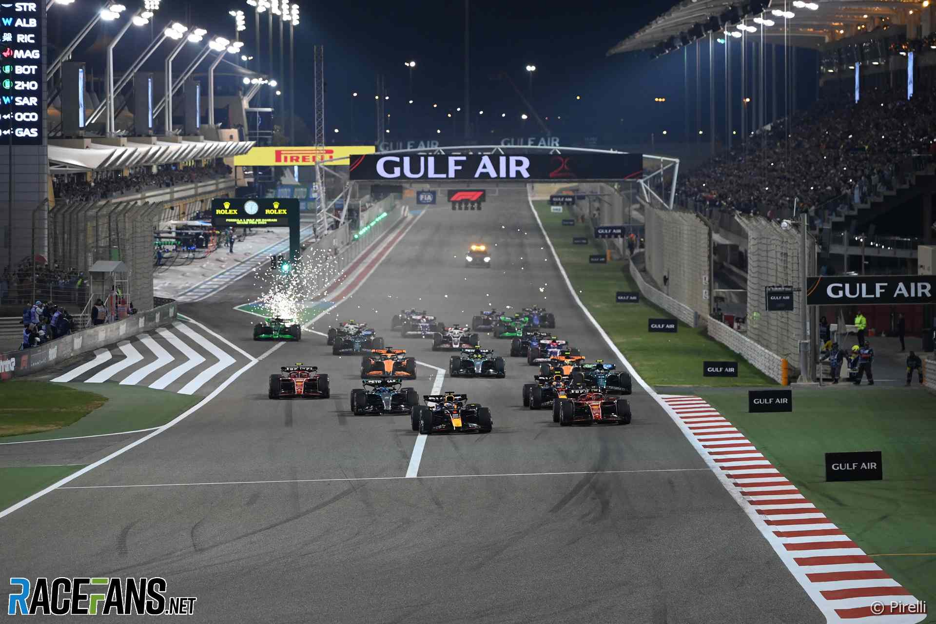 Start, Bahrain International Circuit, 2024