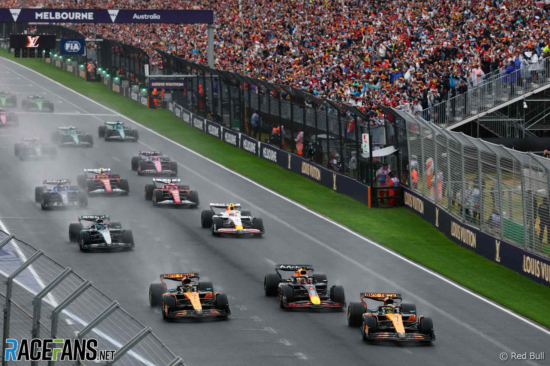 Start, Albert Park, 2025