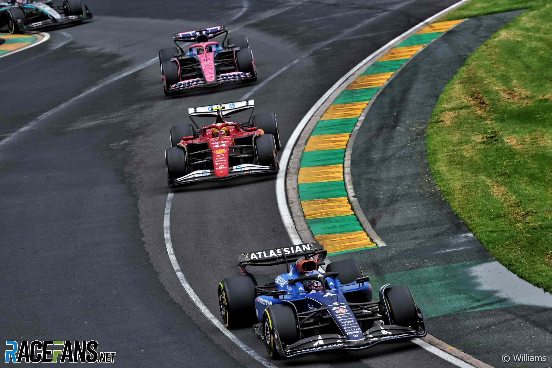 Alexander Albon, Williams, Albert Park, 2025