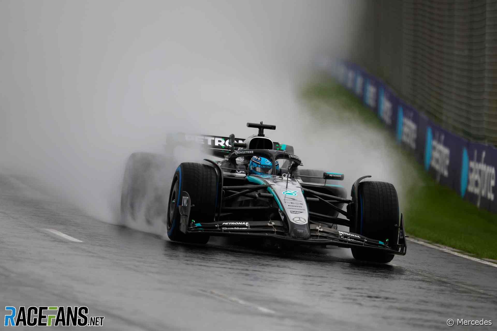 George Russell, Mercedes, Albert Park, 2025