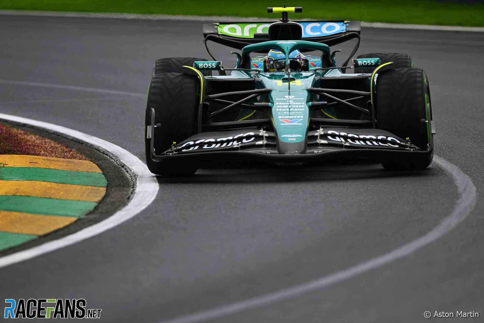 Fernando Alonso, Aston Martin, Albert Park, 2025