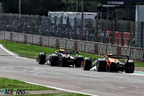 Sergio Perez, Lando Norris, Imola, 2024