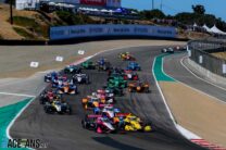 Palou passes Herta in Corkscrew to win incident-packed race