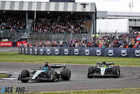 George Russell, Lewis Hamilton, Mercedes, Silverstone, 2024