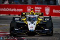Flawless Herta ends two-year win drought in red-flagged Toronto crash-fest