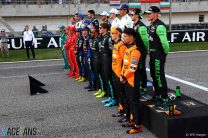 Formula 1 drivers' pre-season photograph, Bahrain International Circuit, 2024