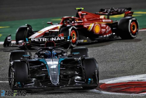 George Russell, Mercedes, Bahrain International Circuit, 2024