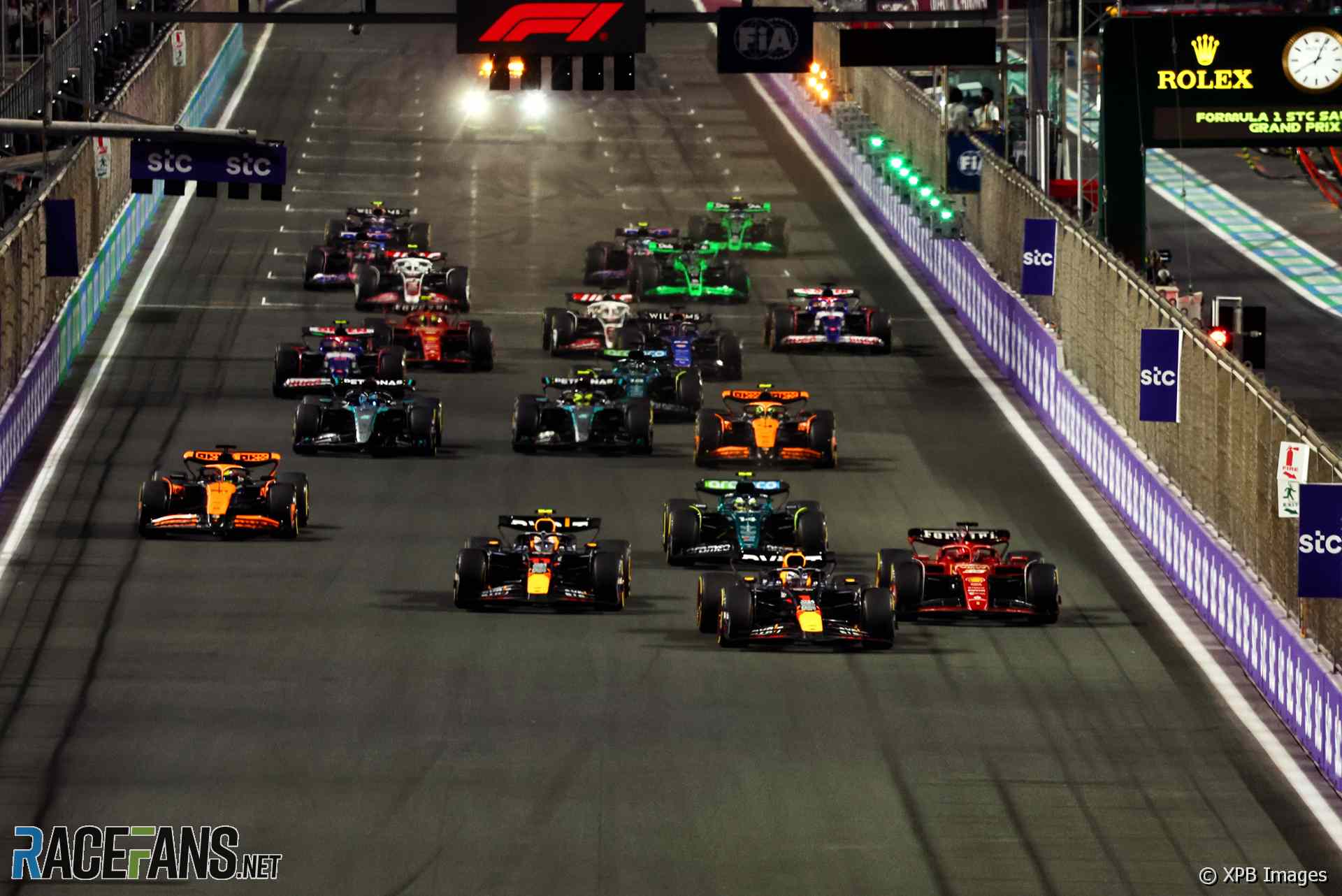 Start, Jeddah Corniche Circuit, 2024