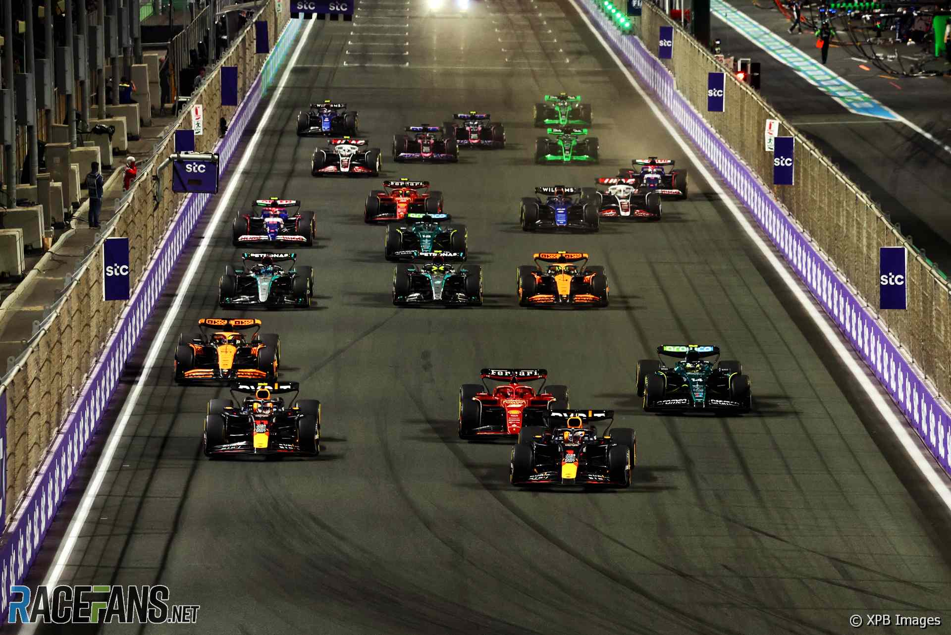 Start, Jeddah Corniche Circuit, 2024