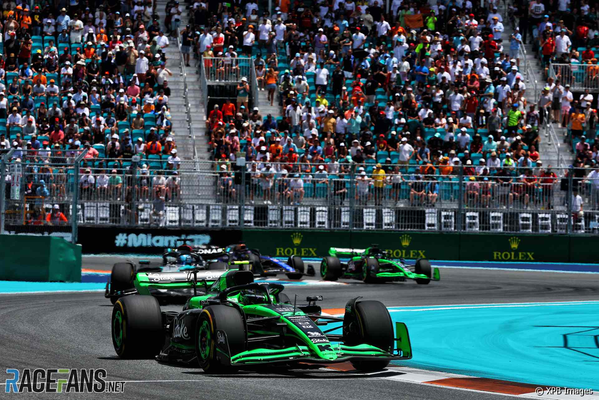Zhou Guanyu, Sauber, Miami, 2024