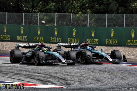 Lewis Hamilton, George Russell, Mercedes, Red Bull Ring, 2024