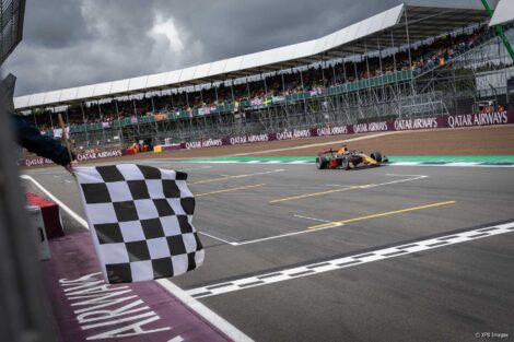 Isack Hadjar, Campos, Formula 2, Silverstone, 2024