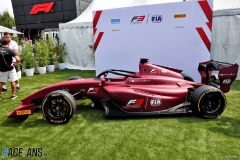 New Formula 3 car for 2025