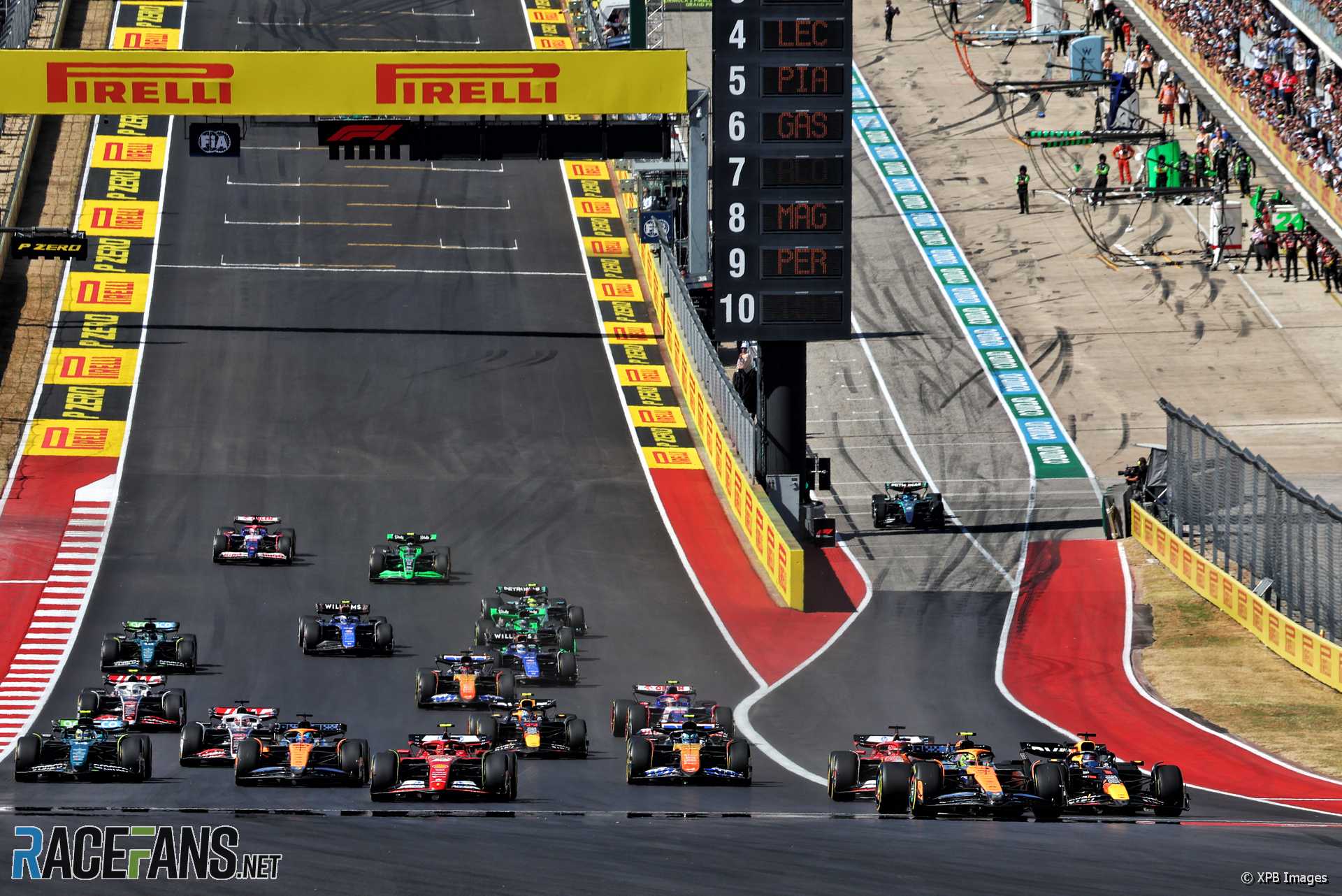 Start, Circuit of the Americas, 2024 United States Grand Prix