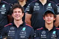 Toto Wolff, Andrea Kimi Antonelli, Mercedes, Yas Marina, 2024