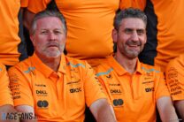 Zak Brown, Andrea Stella, McLaren, Yas Marina, 2024