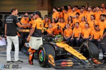 George Russell, Lando Norris, Yas Marina, 2024