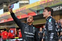 Lewis Hamilton, George Russell, Mercedes, Yas Marina, 2024